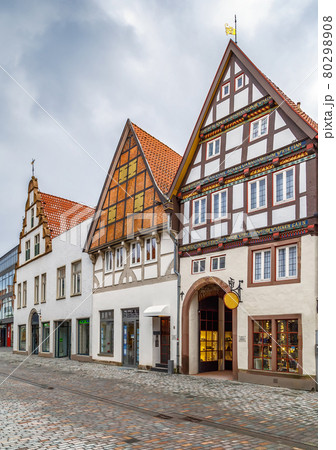 Street in Lemgo, Germany 80298908