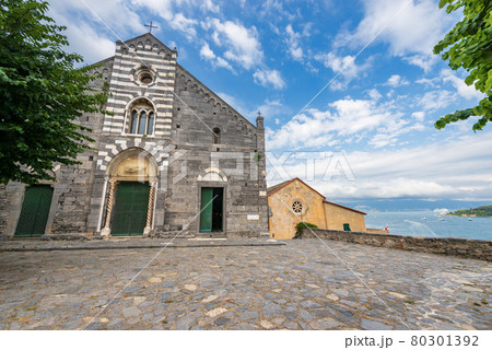 Medieval Church of San Lorenzo in Porto Venere Liguria Italy 80301392