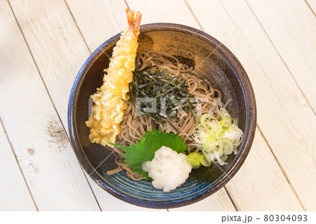 ぶっかけ蕎麦 海老天のせ ぶっかけ蕎麦 海老天のせ 80304093