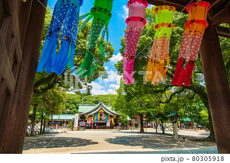 真清田神社、織物業の繁栄を願う七夕まつり〈愛知県一宮市〉 80305918