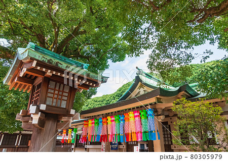 真清田神社、織物業の繁栄を願う七夕まつり〈愛知県一宮市〉 真清田神社、織物業の繁栄を願う七夕まつり〈愛知県一宮市〉 80305979