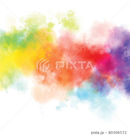 Cllorful watercolor on white background illustration Cllorful watercolor on white background illustration 80306572