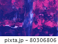 Pink and Blue Winter scene texture background, paint smudges, strokes. 80306806