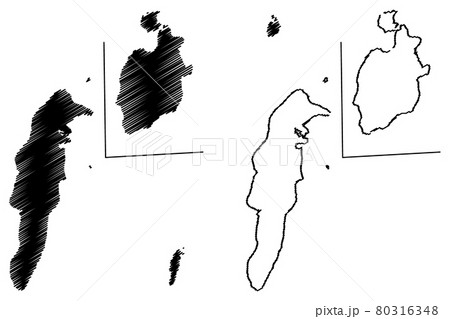 Archipelago of San Andres, Providencia and Santa Catalina map vector.... Archipelago of San Andres, Providencia and Santa Catalina map vector.... 80316348