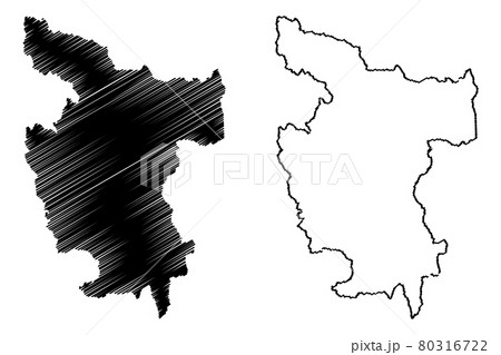 Department of San Martin map vector.... 80316722