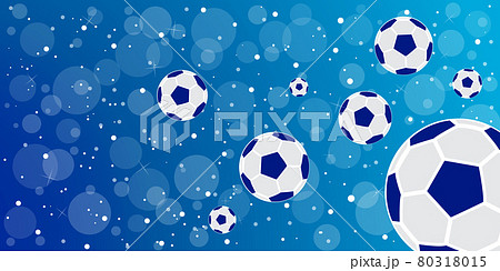 Soccer, football ball vector banner, background design 80318015
