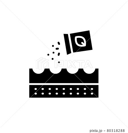 Sowing line icon. Isolated vector element. Sowing line icon. Isolated vector element. 80318288
