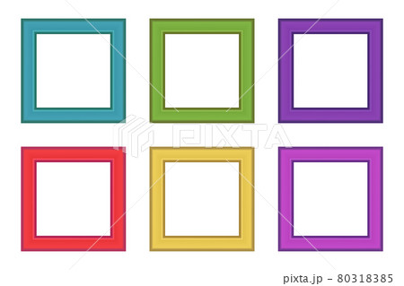 Set of squared color vintage wooden frame for your design. Vintage cover. Place for text. Vintage antique colorful modern rectangular frames. Template vector illustration Set of squared color vintage wooden frame for your design. Vintage cover. Place for text. Vintage antique colorful modern rectangular frames. Template vector illustration 80318385