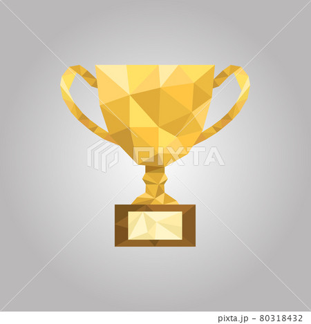 トロフィー 上 イラストのイラスト素材