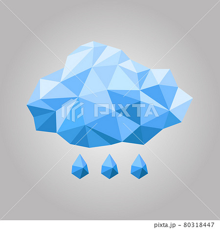 雲 曇り イラストのイラスト素材