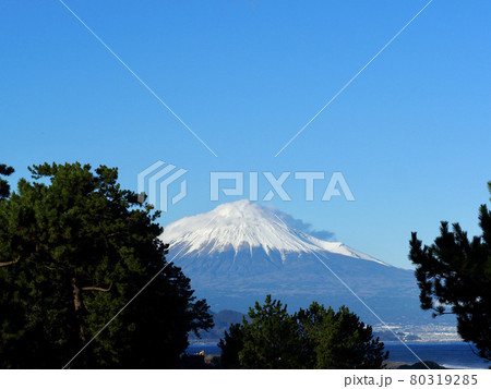 三保松原からの富士山 80319285
