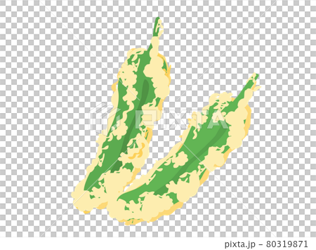 Illustration inspired by Shishito tempura 80319871