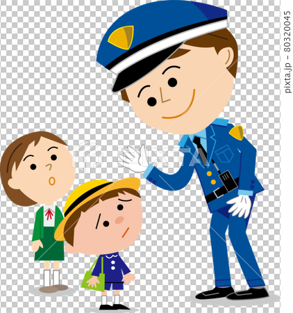 Security guard and lost child 80320045