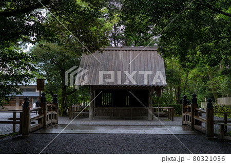 雨の伊勢神宮　大祓と周辺の風景 80321036