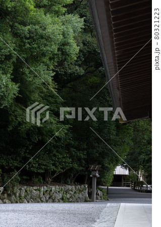 雨の伊勢神宮　大祓と周辺の風景 80321223