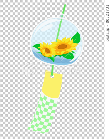 向日葵風鈴夏季傳統圖示/插畫素材 向日葵風鈴夏季傳統圖示/插畫素材 80321731