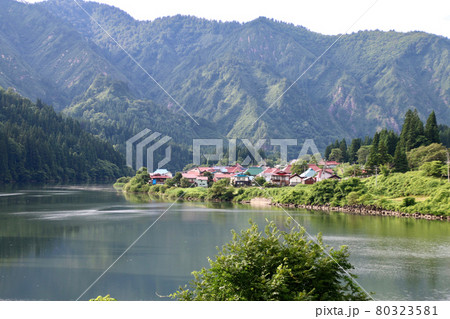 只見線・大志地区(福島県・三島町) 只見線・大志地区(福島県・三島町) 80323581