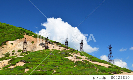 毛無峠 鉄塔と青空3 毛無峠 鉄塔と青空3 80323810