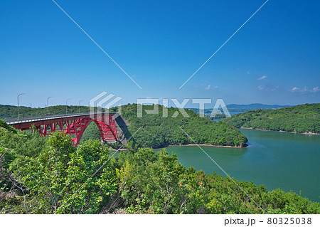 【的矢湾展望台からの風景】 三重県志摩市磯部町的矢 80325038