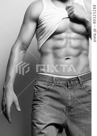 sexy man. body-builder. Gym concept 80325288