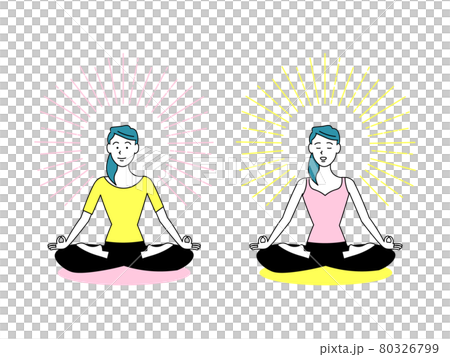 Women who do yoga Women who do yoga 80326799