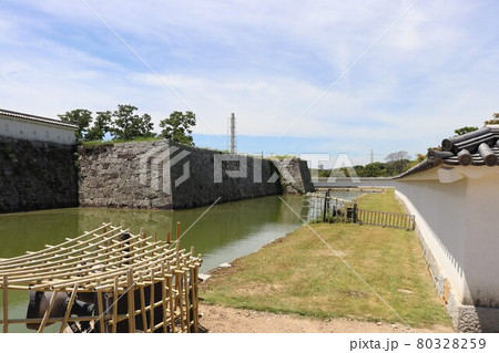 お堀と池 80328259