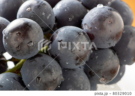 ぶどう(種無しピオーネ)のアップ。 80329010
