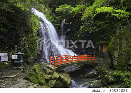 行者の滝　犬鳴山七宝瀧寺（大阪府泉佐野市） 80332821
