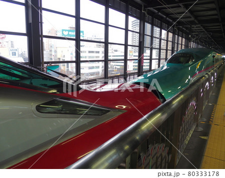 秋田新幹線 東北新幹線 併結 盛岡駅 80333178