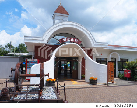 野辺山駅 駅舎 小海線 車輪 80333198