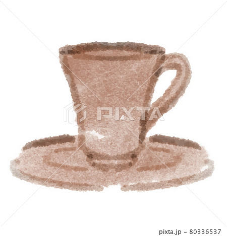 コーヒーカップのイラスト 80336537