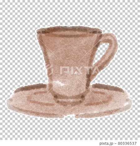 コーヒーカップのイラスト 80336537
