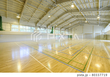 学校の体育館 学校の体育館 80337719