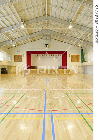 学校の体育館 学校の体育館 80337725