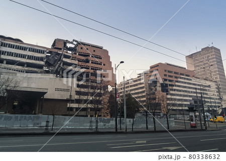 セルビア ベオグラード NATO空爆跡 (旧ユーゴスラビア国防省ビル) / Belgrade 80338632