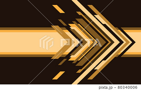 Abstract yellow arrow technology on brown design modern futuristic background vector illustration. Abstract yellow arrow technology on brown design modern futuristic background vector illustration. 80340006