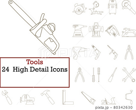 Tools Icon Set 80342630
