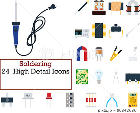 Soldering Icon Set 80342636