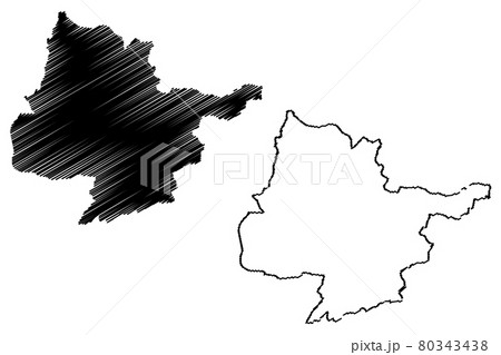 Herat Province map vector.... Herat Province map vector.... 80343438