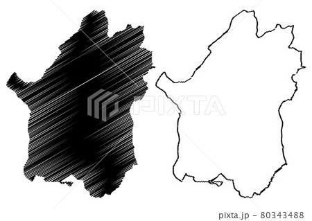 Paktika Province map vector.... 80343488