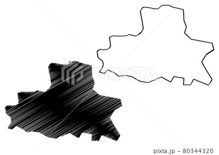 Samarqand Region map vector.... 80344320