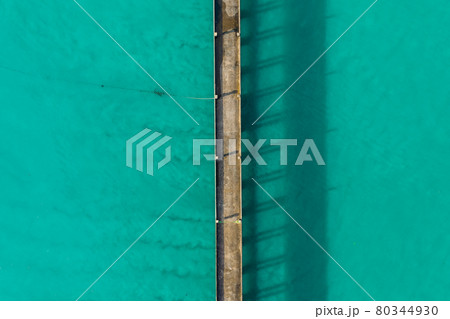 Than Mayom Bridge, Sunken and drowning boats in koh Chang, Trat, Thailand 80344930