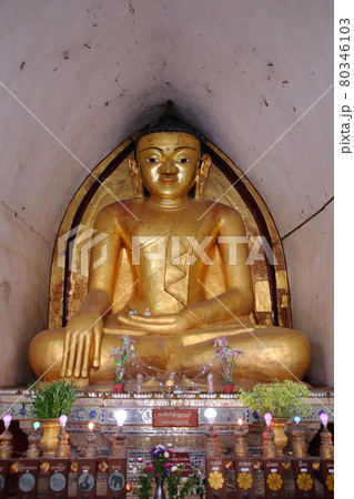 マハーボディー寺院(バガン、ミャンマー) マハーボディー寺院(バガン、ミャンマー) 80346103