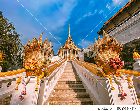 Wat Phra Phutthabat in Saraburi, Thailand 80346787
