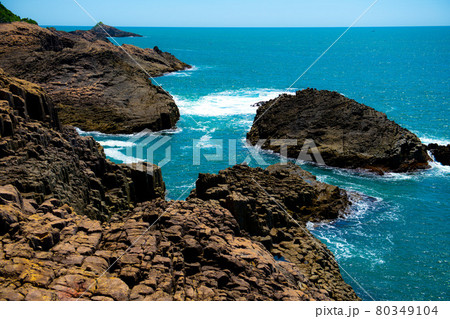 海と山が美しく眺めが最高のサンポウ海岸 80349104