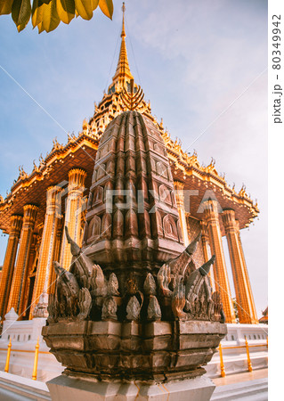 Wat Phra Phutthabat in Saraburi, Thailand Wat Phra Phutthabat in Saraburi, Thailand 80349942