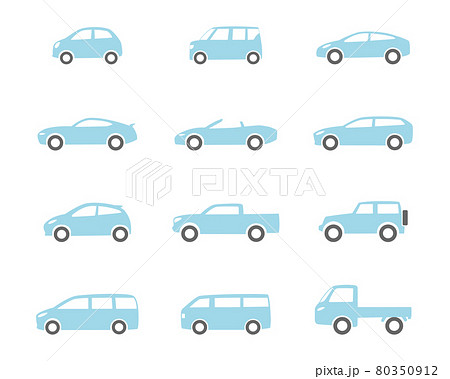 Car type icon set Royalty Free Vector Image - VectorStock