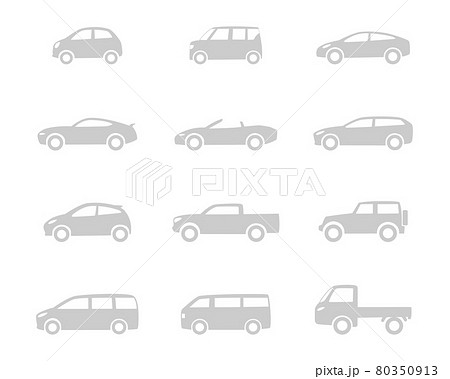 車の種類　アイコンセット 80350913