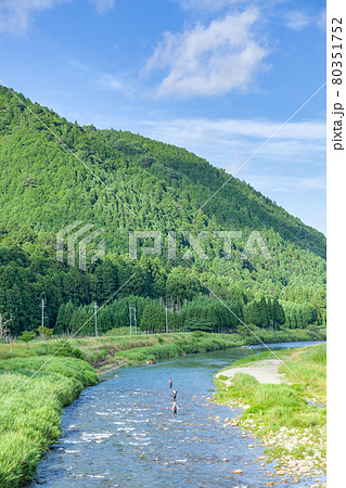 鮎友釣り風景 鮎友釣り風景 80351752