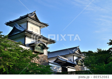 石川県 金沢城石川門 石川県 金沢城石川門 80352081